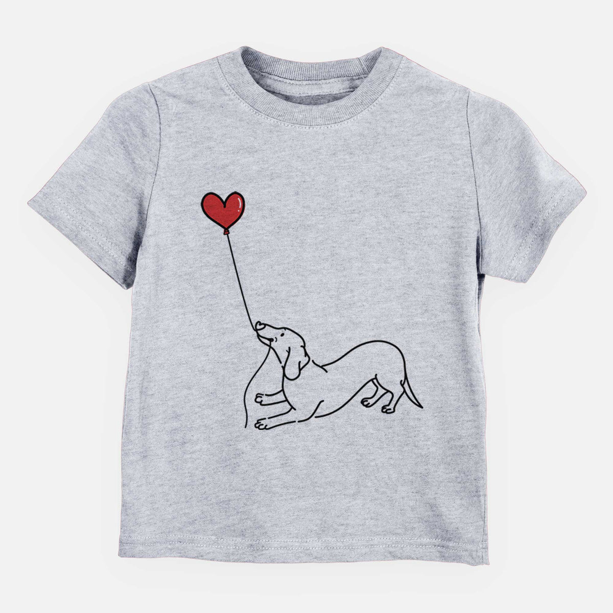 Dachshund Heart String - Kids/Youth/Toddler Shirt