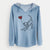 Dalmatian Heart String - Cali Wave Hooded Sweatshirt