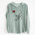 Dalmatian Heart String - Cali Wave Hooded Sweatshirt