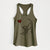 Dalmatian Heart String - Women's Racerback Tanktop