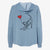 Dalmatian Heart String- Women's Cali Wave Zip-Up Sweatshirt