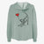 Dalmatian Heart String- Women's Cali Wave Zip-Up Sweatshirt