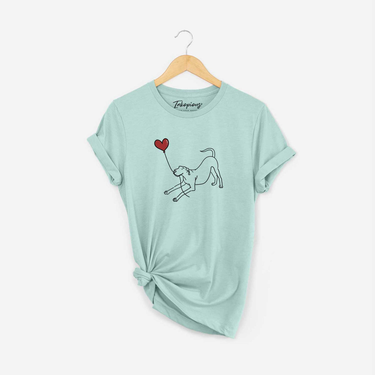 Great Dane Heart String - Unisex Crewneck