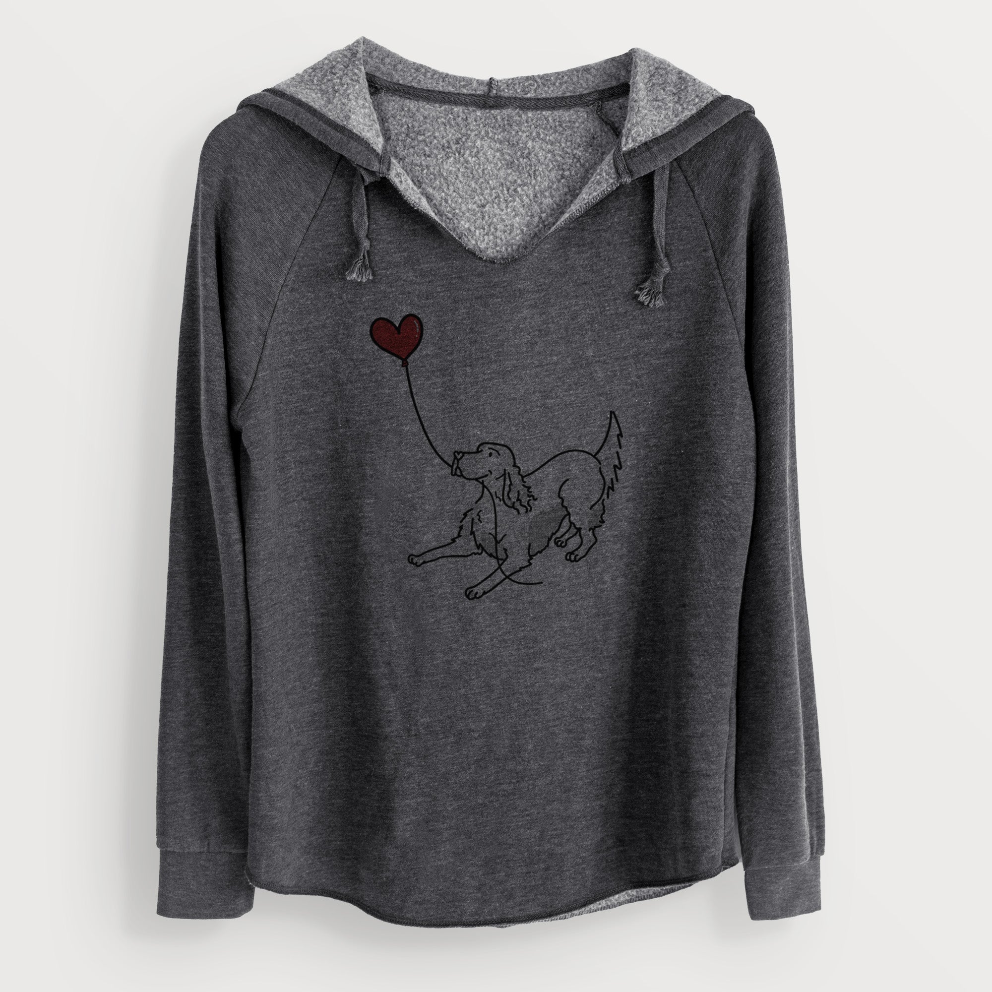 English Setter Heart String - Cali Wave Hooded Sweatshirt