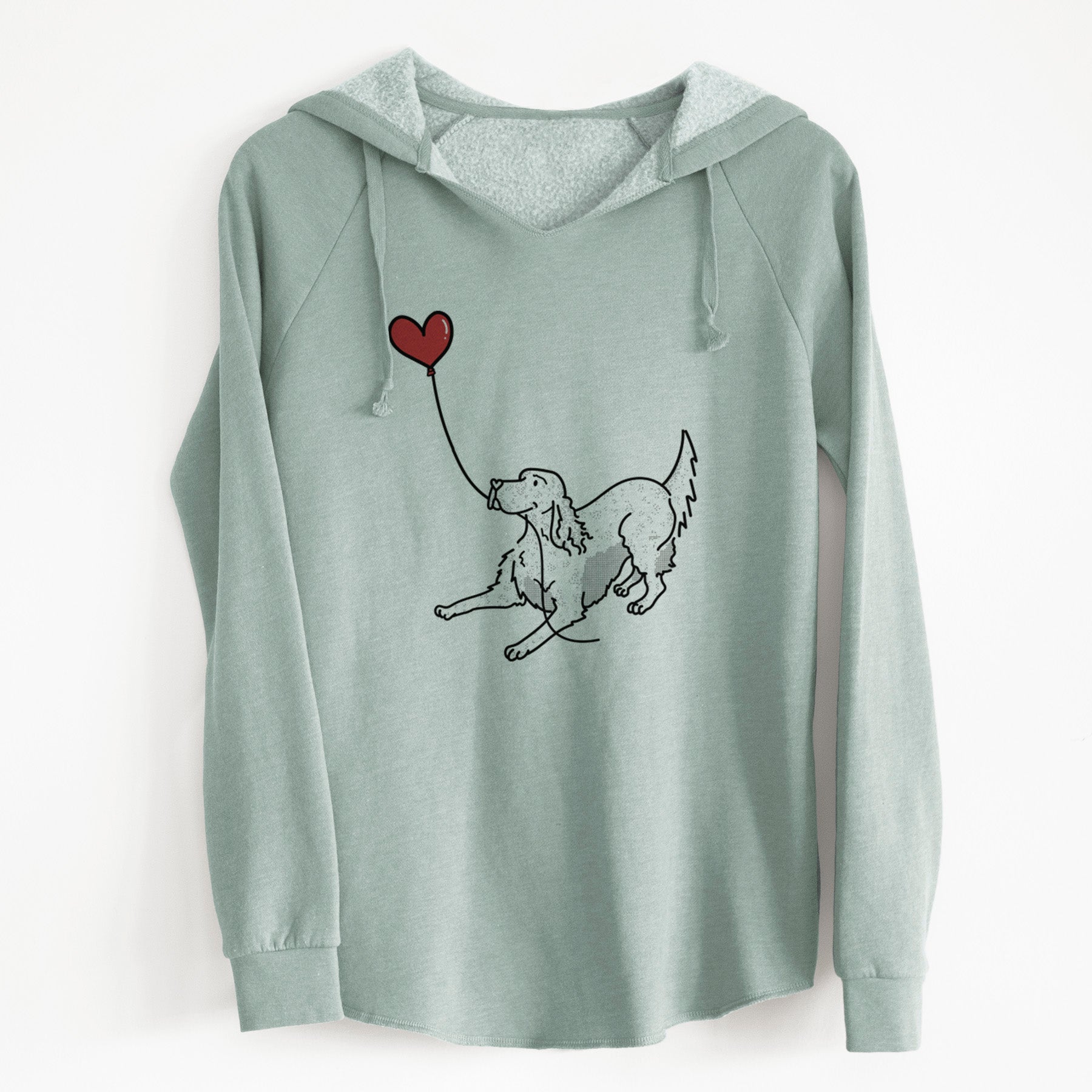 English Setter Heart String - Cali Wave Hooded Sweatshirt