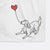 English Setter Heart String -  Decorative Hand Towel