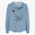 English Setter Heart String- Women's Cali Wave Zip-Up Sweatshirt