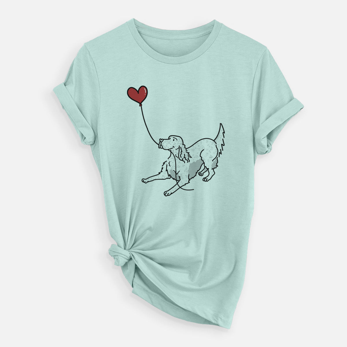 English Setter Heart String - Unisex Crewneck