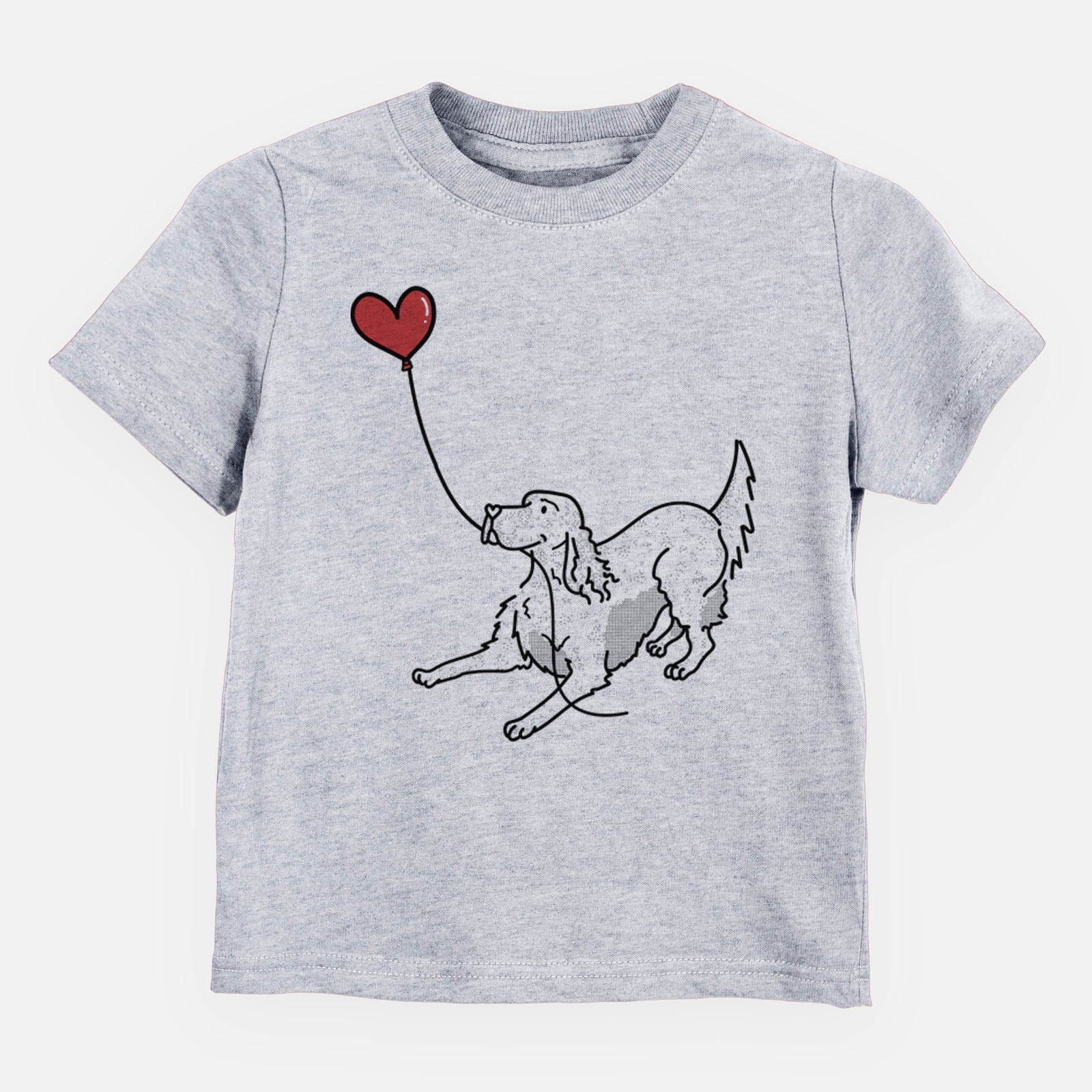 English Setter Heart String - Kids/Youth/Toddler Shirt