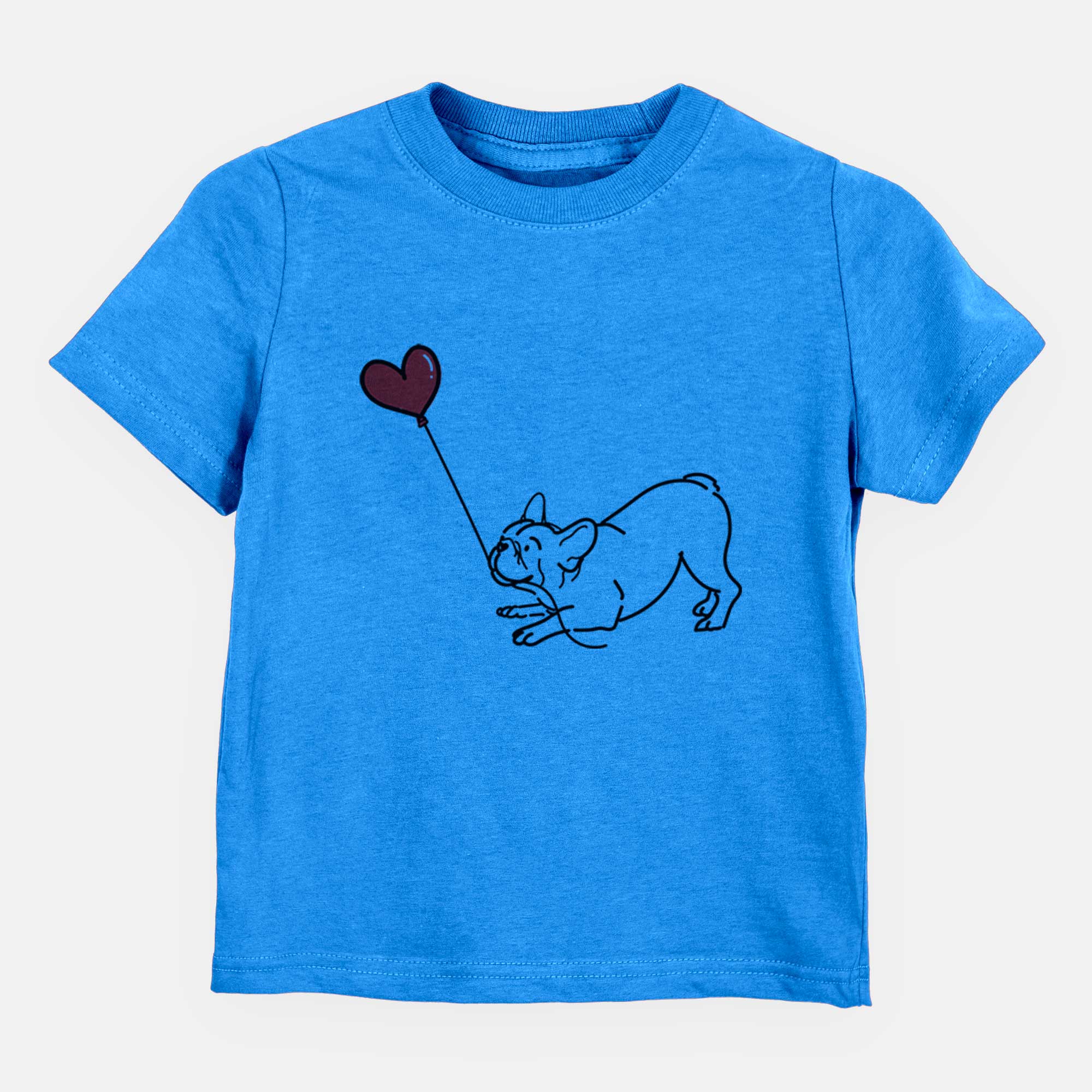 Frenchie Heart String - Kids/Youth/Toddler Shirt