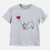 Frenchie Heart String - Kids/Youth/Toddler Shirt