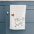 German Shepherd Heart String -  Decorative Hand Towel