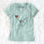 German Shorthaired Pointer Heart String - Women's V-neck Shirt