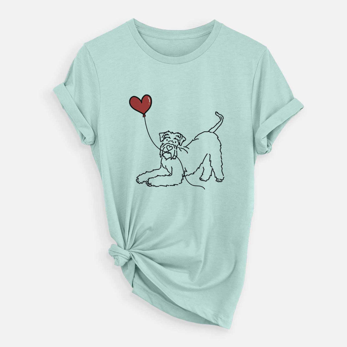 Giant Schnauzer Heart String - Unisex Crewneck