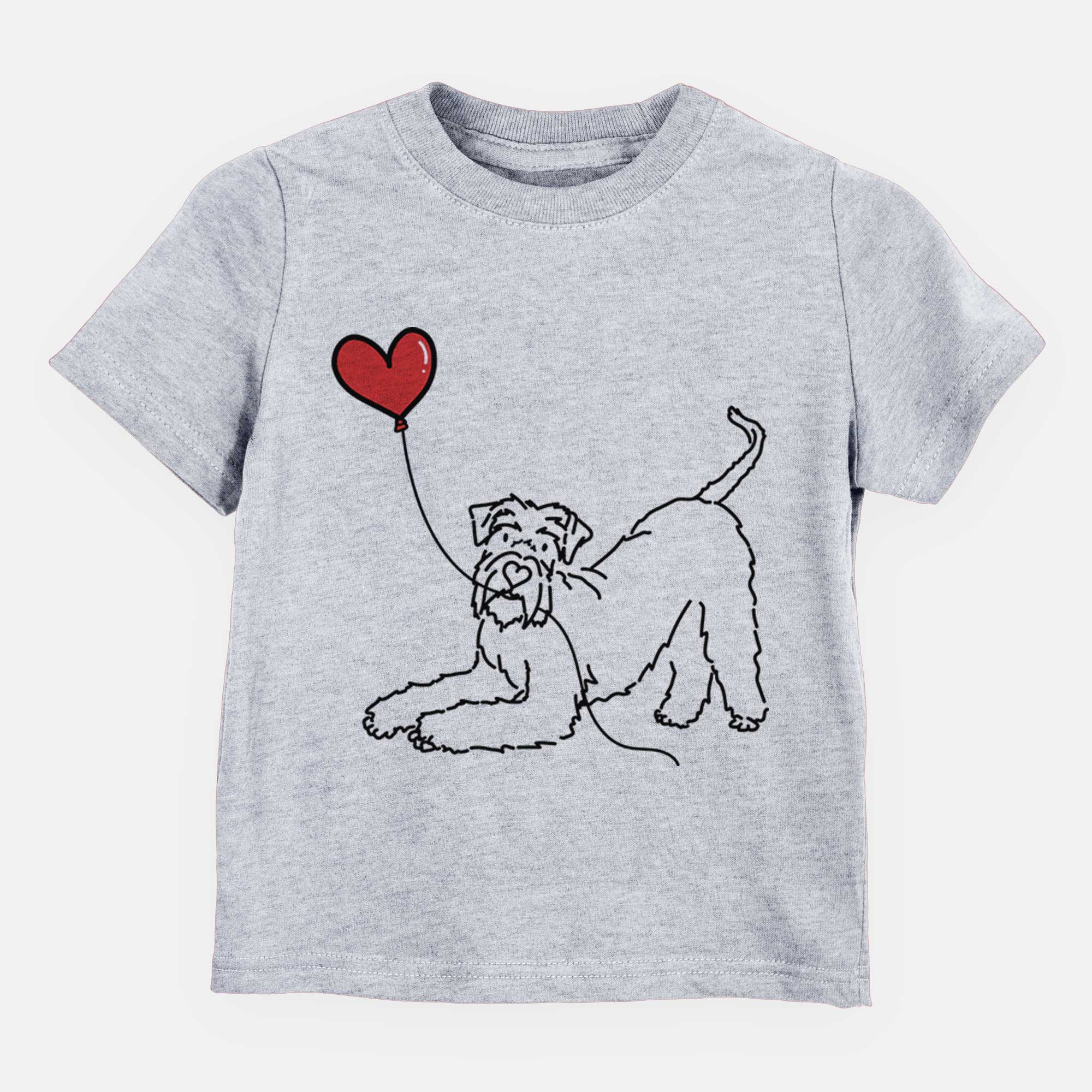 Giant Schnauzer Heart String - Kids/Youth/Toddler Shirt