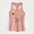 Golden Retriever Heart String - Women's Racerback Tanktop