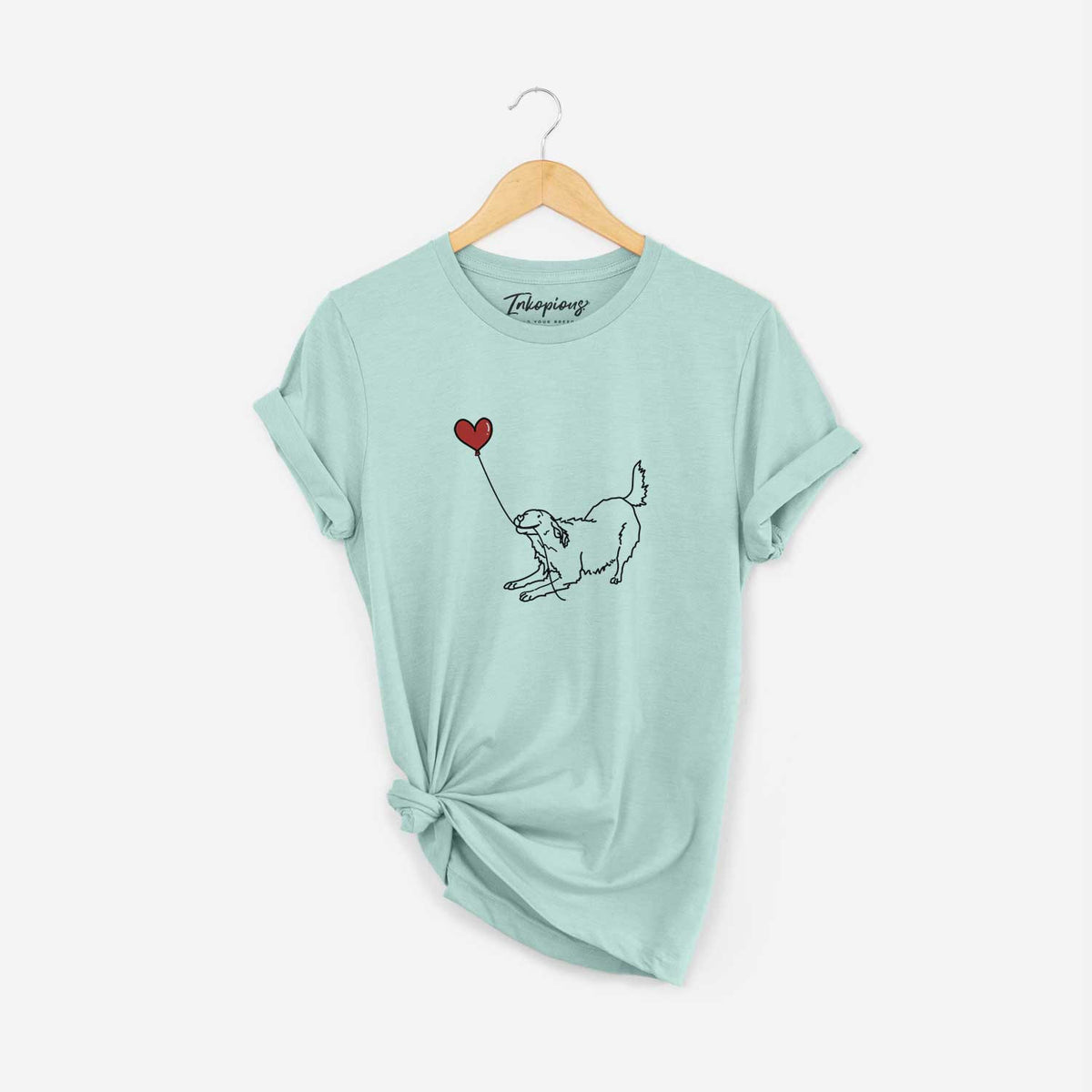 Golden Retriever Heart String - Unisex Crewneck