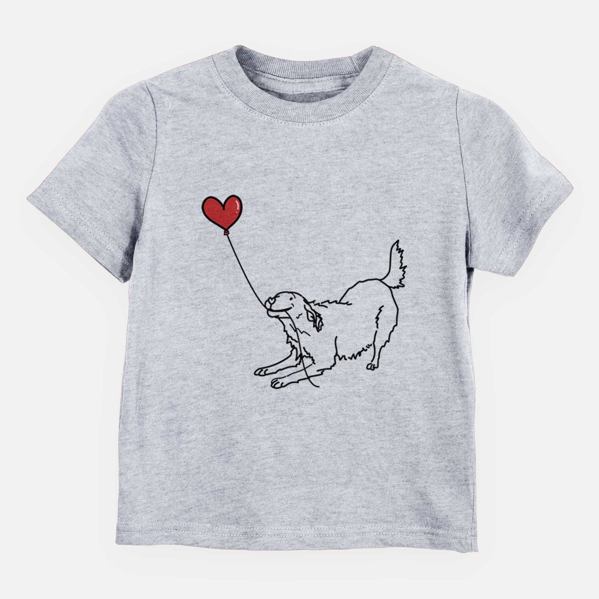 Golden Retriever Heart String - Kids/Youth/Toddler Shirt