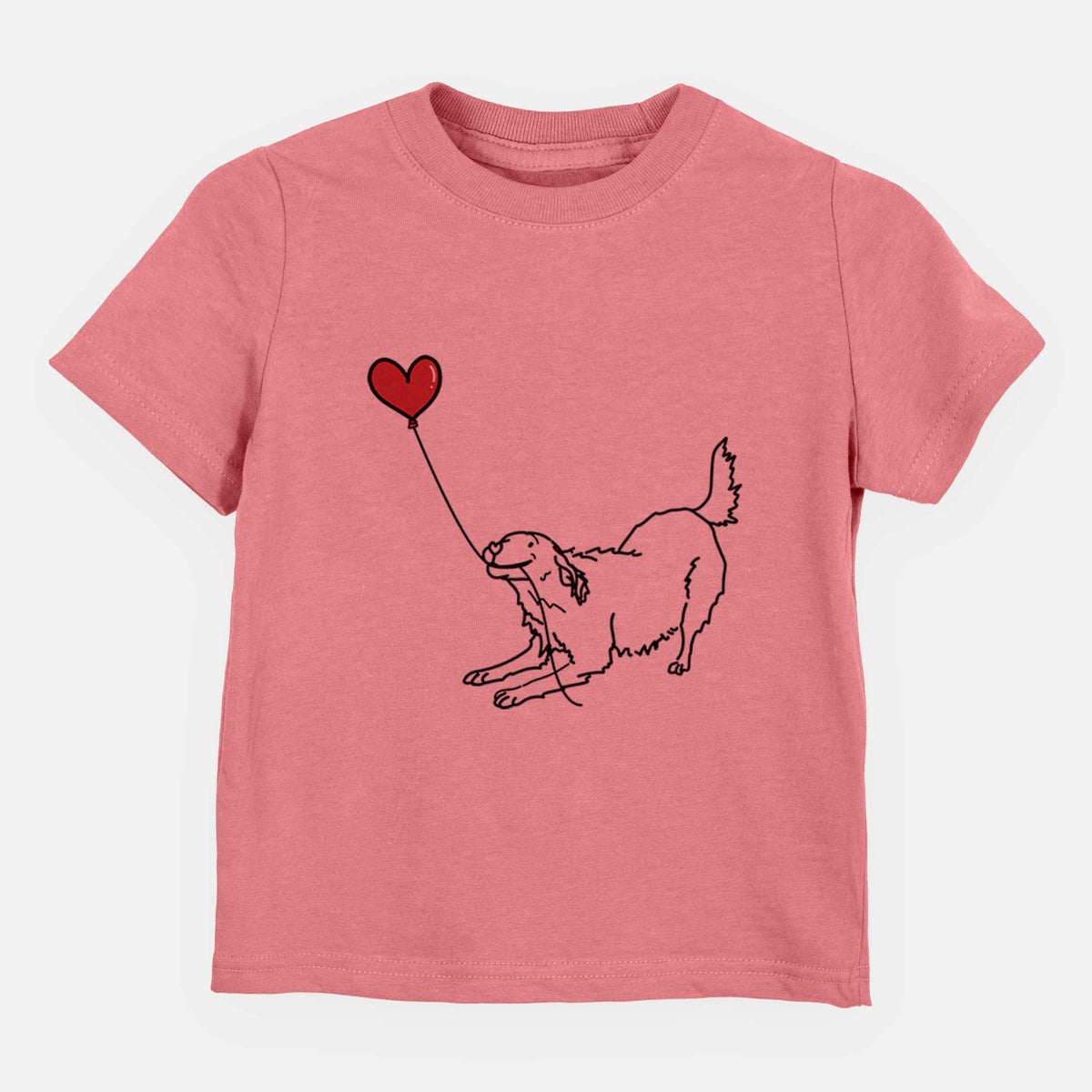 Golden Retriever Heart String - Kids/Youth/Toddler Shirt