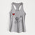 Goldendoodle Heart String - Women's Racerback Tanktop