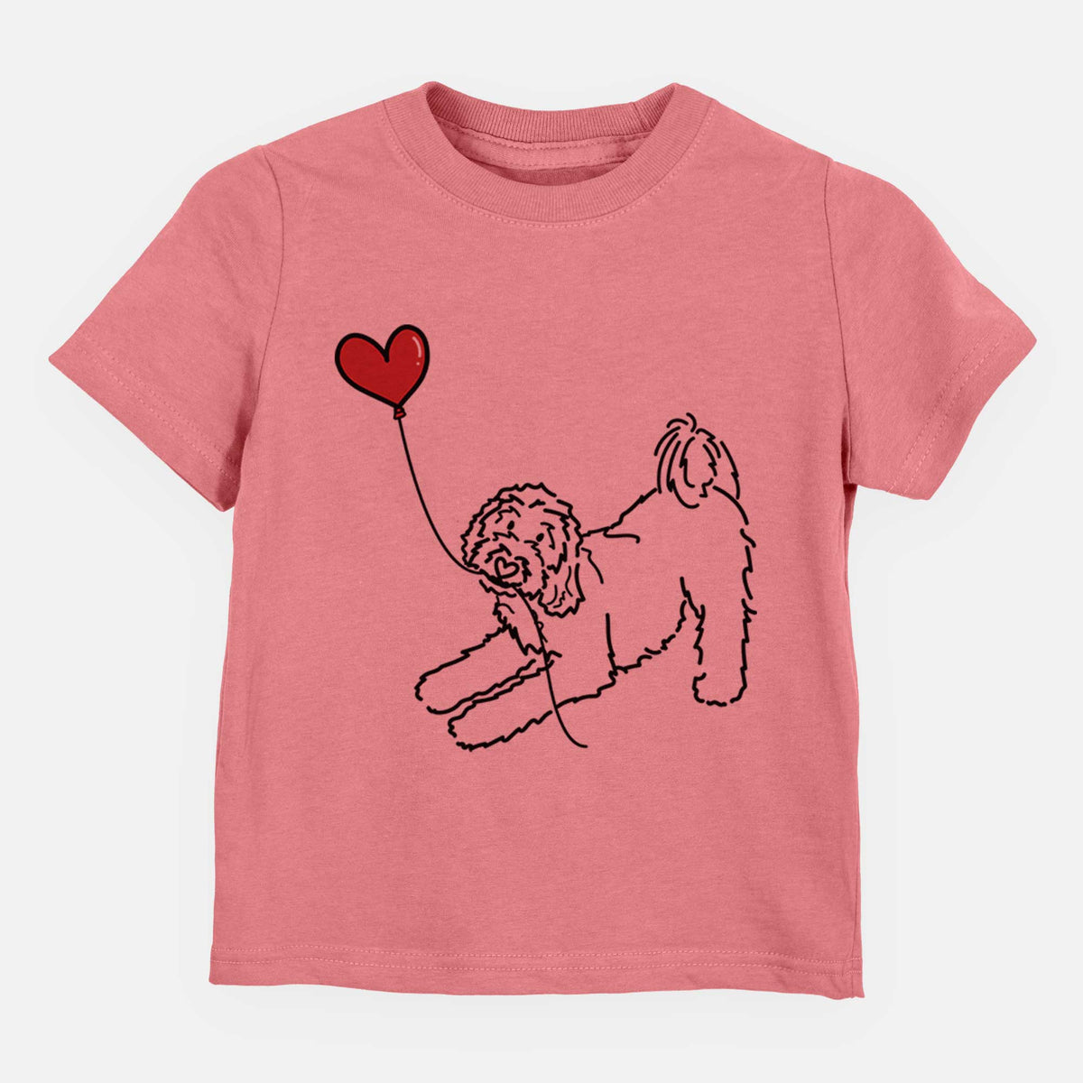 Goldendoodle Heart String - Kids/Youth/Toddler Shirt