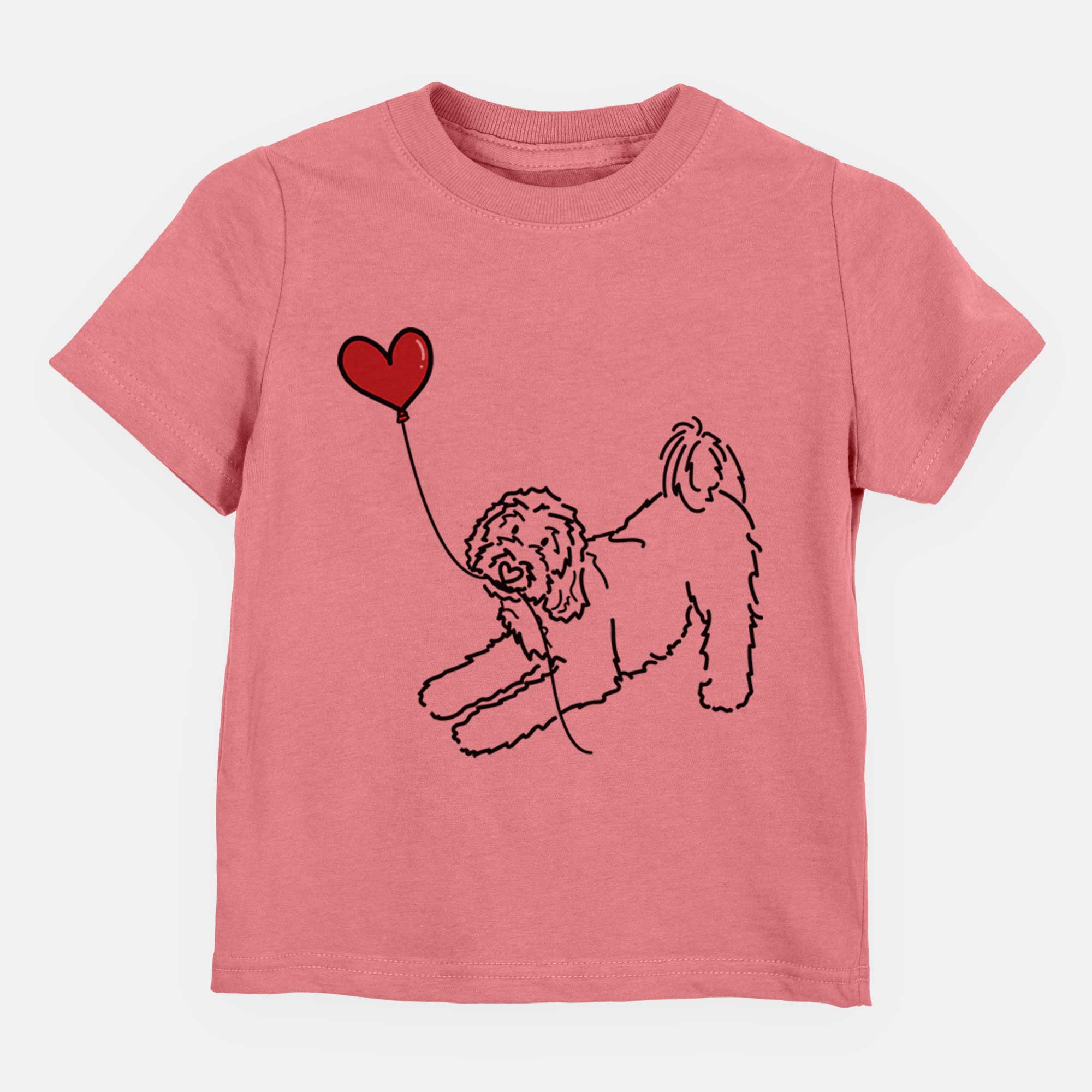 Goldendoodle Heart String - Kids/Youth/Toddler Shirt