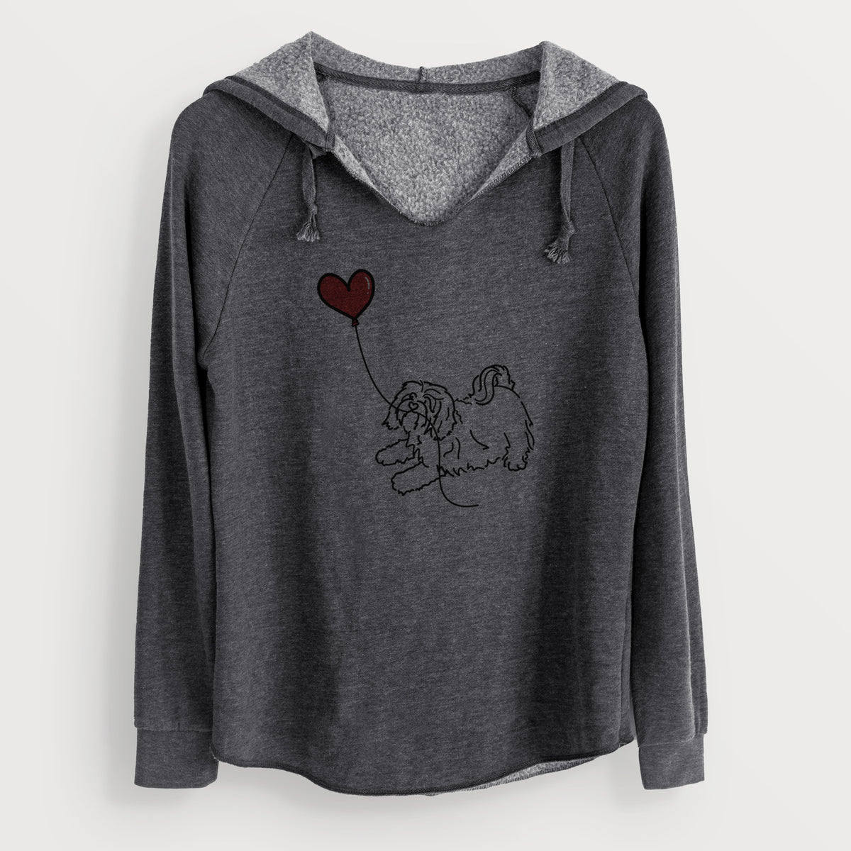 Havanese Heart String - Cali Wave Hooded Sweatshirt