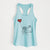 Havanese Heart String - Women's Racerback Tanktop