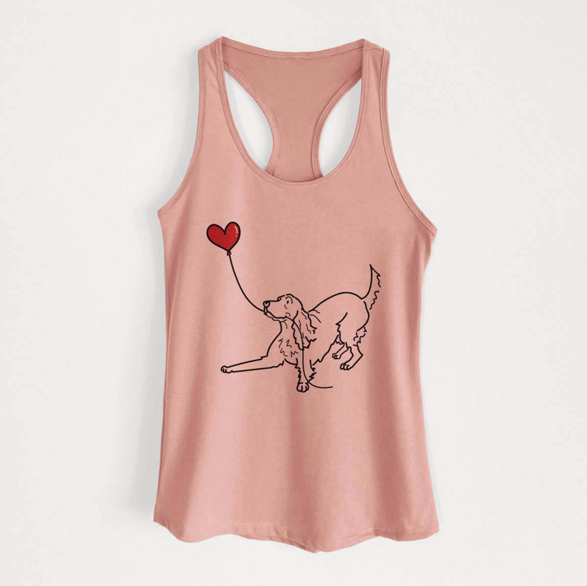 Irish Setter Heart String - Women&#39;s Racerback Tanktop