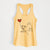 Jack Russell Terrier Heart String - Women's Racerback Tanktop