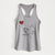 Jack Russell Terrier Heart String - Women's Racerback Tanktop