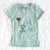 Jack Russell Terrier Heart String - Women's V-neck Shirt