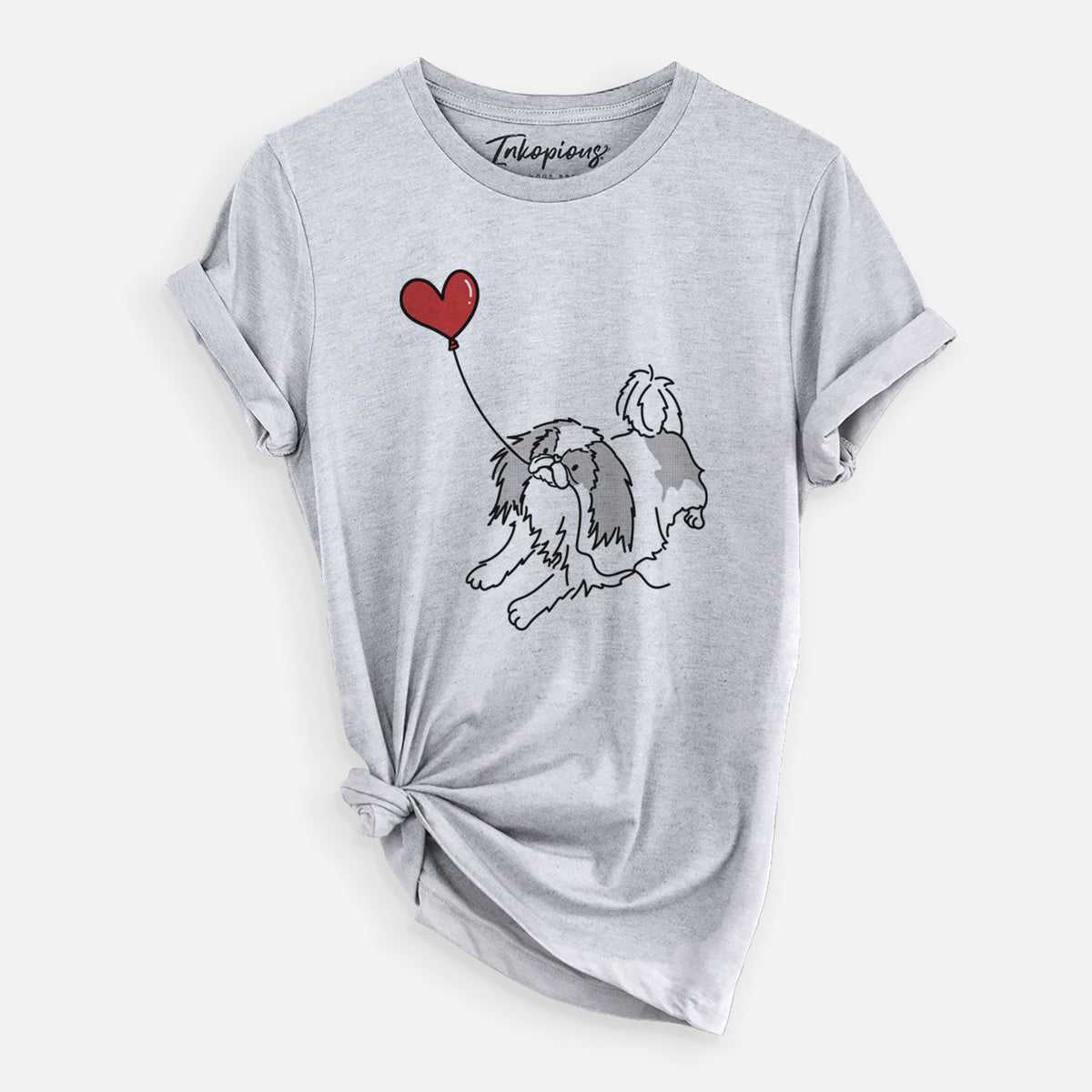 Japanese Chin Heart String - Unisex Crewneck