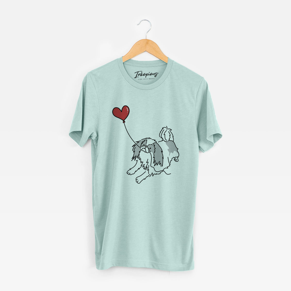 Japanese Chin Heart String - Unisex Crewneck