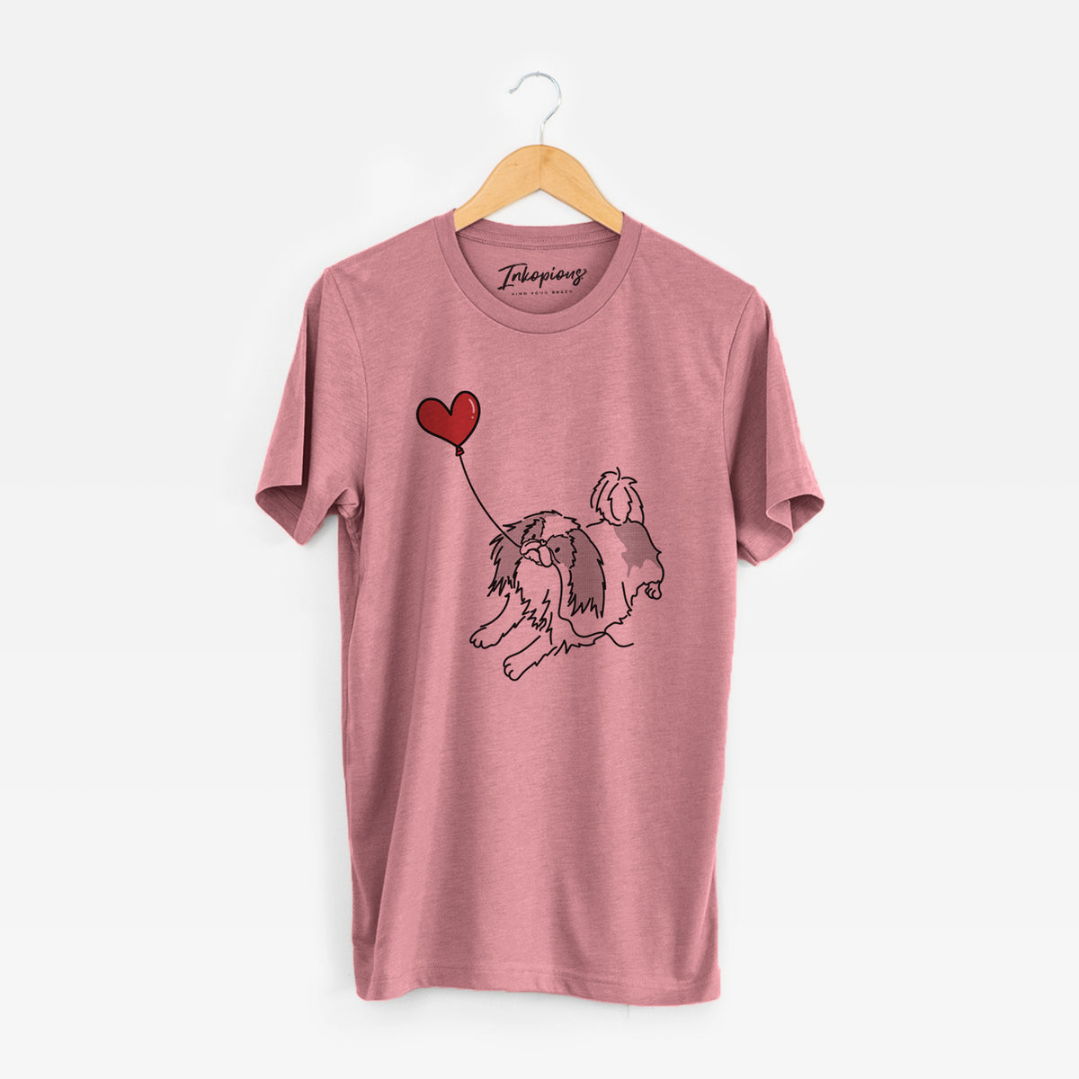 Japanese Chin Heart String - Unisex Crewneck