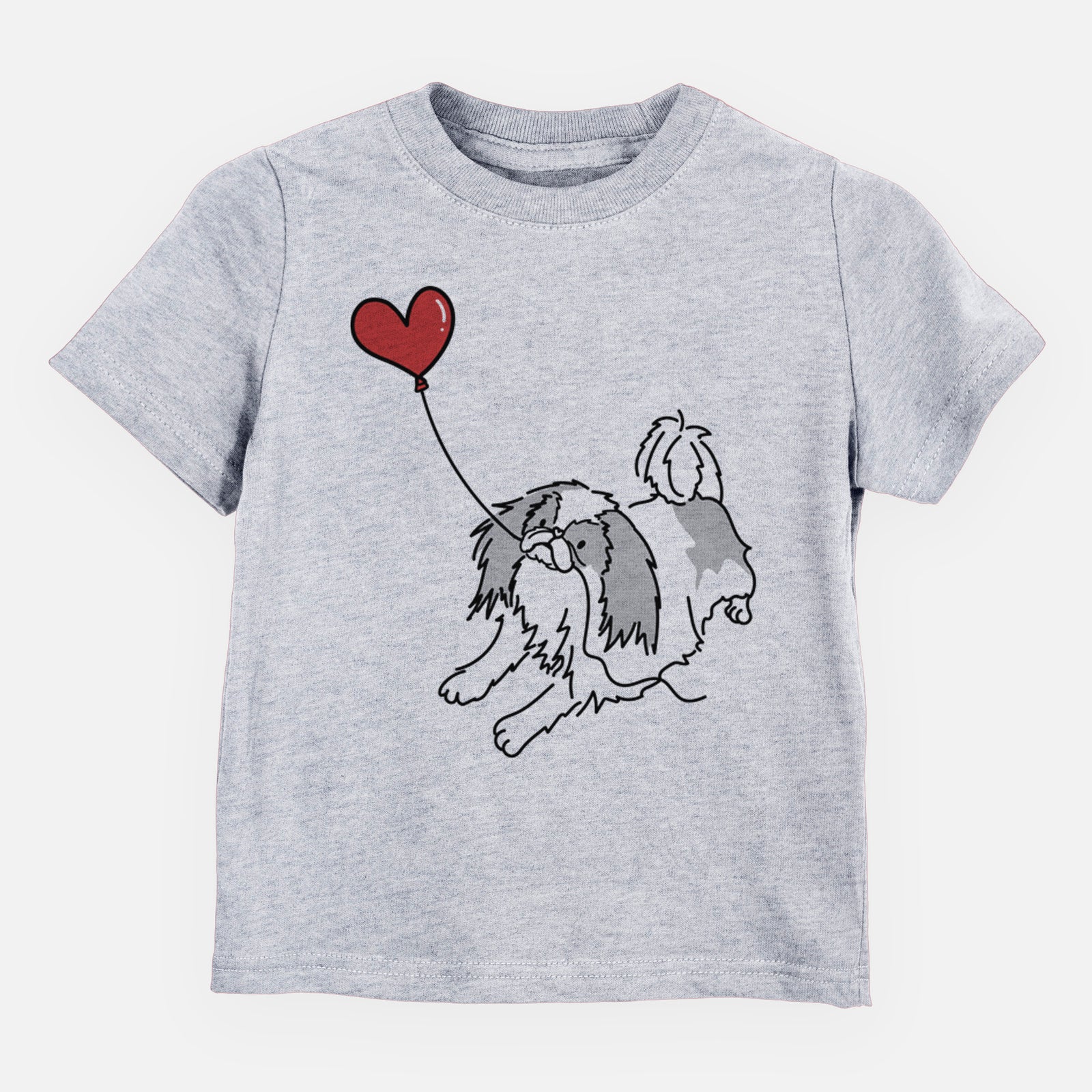 Japanese Chin Heart String - Kids/Youth/Toddler Shirt