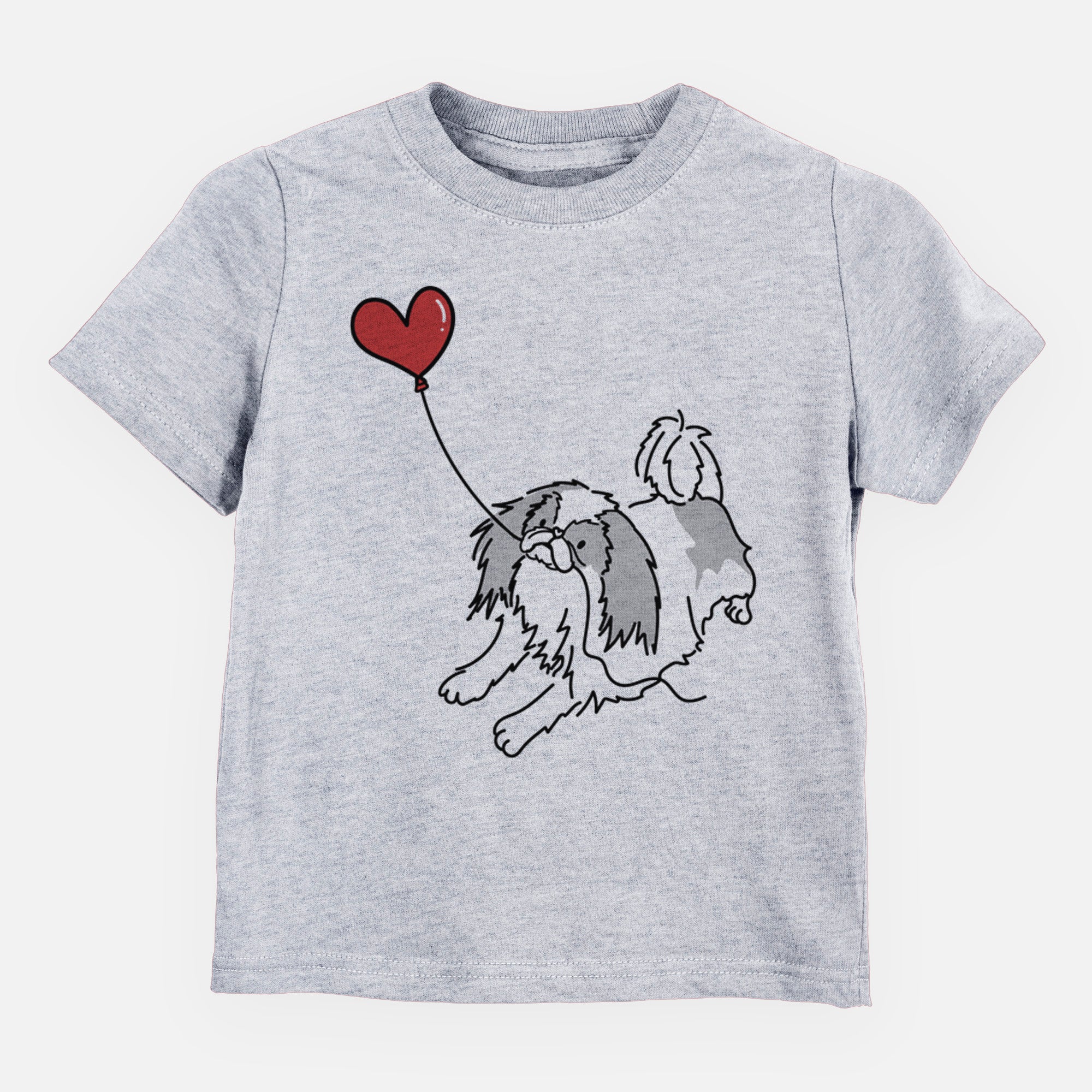 Japanese Chin Heart String - Kids/Youth/Toddler Shirt