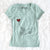 Long Haired Dachshund Heart String - Women's V-neck Shirt