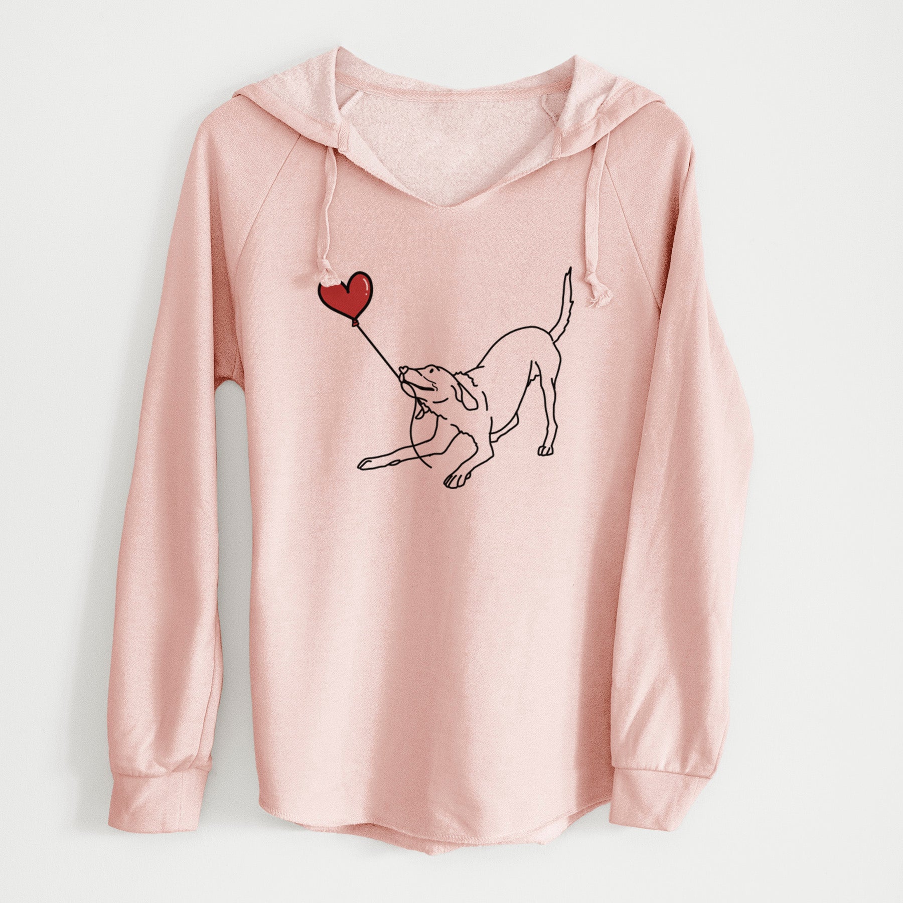 Labrador Retriever Heart String - Cali Wave Hooded Sweatshirt