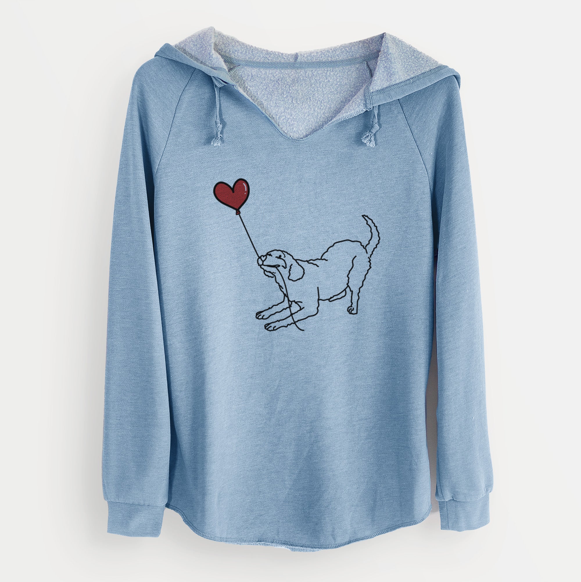 Labradoodle Heart String - Cali Wave Hooded Sweatshirt