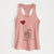 Lhasa Apso Heart String - Women's Racerback Tanktop