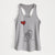 Lhasa Apso Heart String - Women's Racerback Tanktop