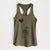 Lhasa Apso Heart String - Women's Racerback Tanktop