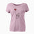 Lhasa Apso Heart String - Women's V-neck Shirt