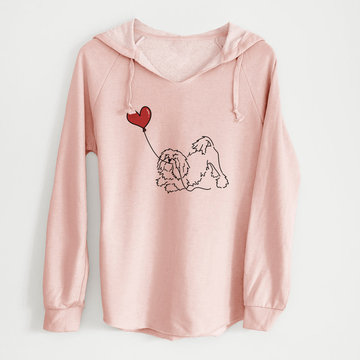 Lowchen Heart String - Cali Wave Hooded Sweatshirt