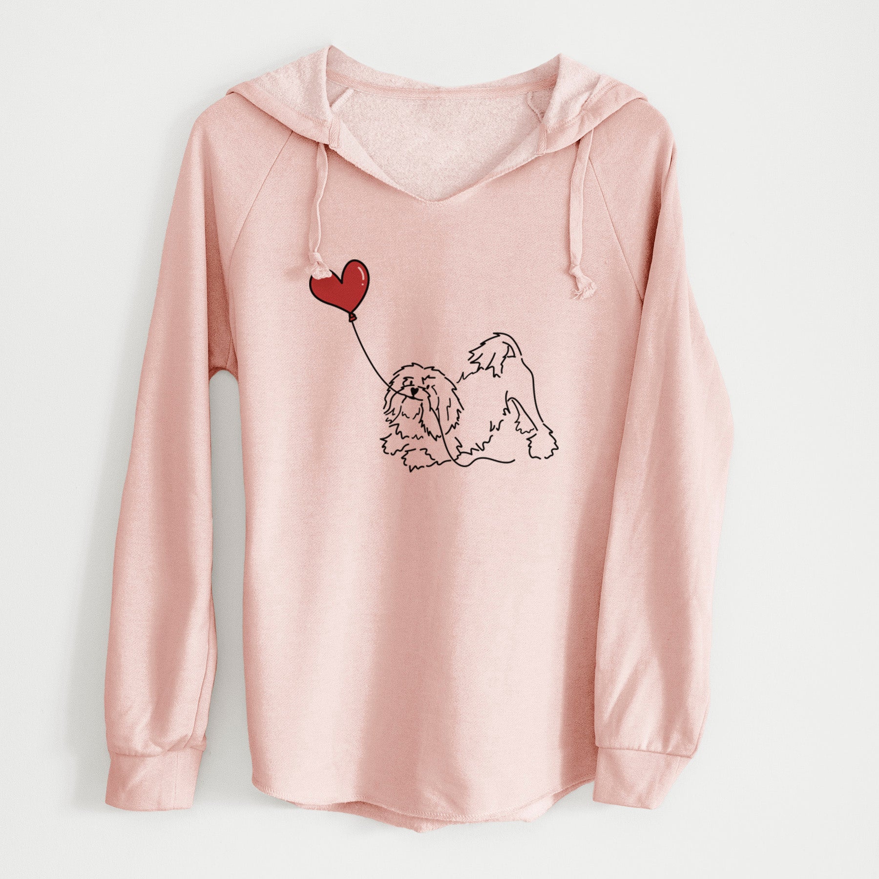 Lowchen Heart String - Cali Wave Hooded Sweatshirt