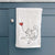 Alaskan Malamute Heart String -  Decorative Hand Towel