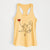 Alaskan Malamute Heart String - Women's Racerback Tanktop