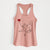 Alaskan Malamute Heart String - Women's Racerback Tanktop