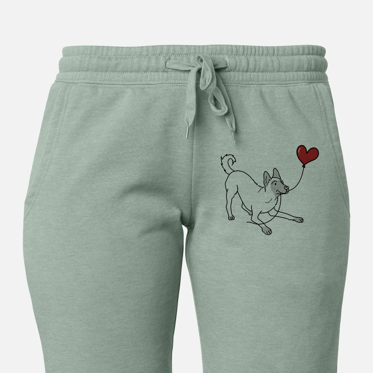 Belgian Malinois Heart String - Women's Cali Wave Joggers